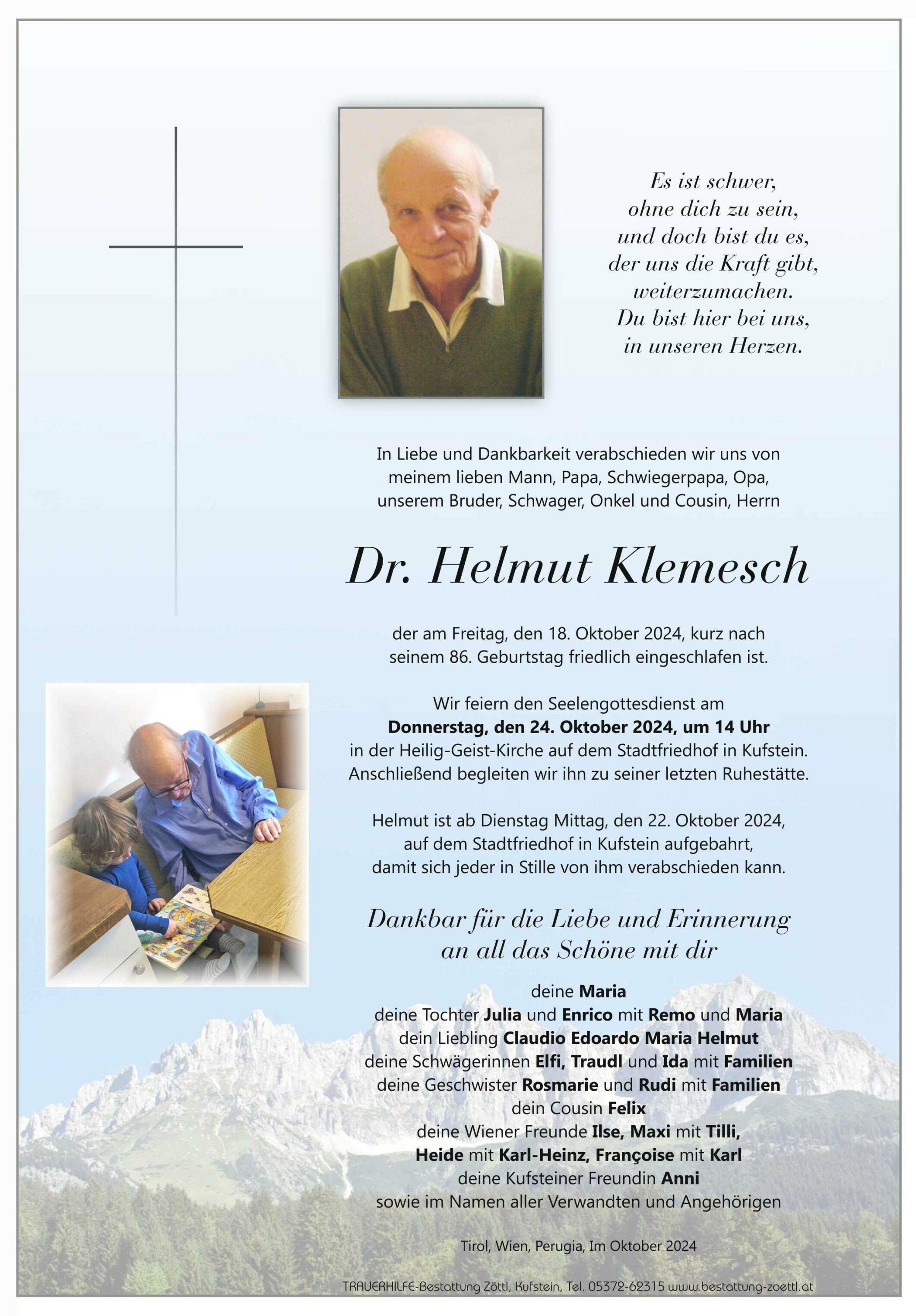 Dr. Helmut Klemesch